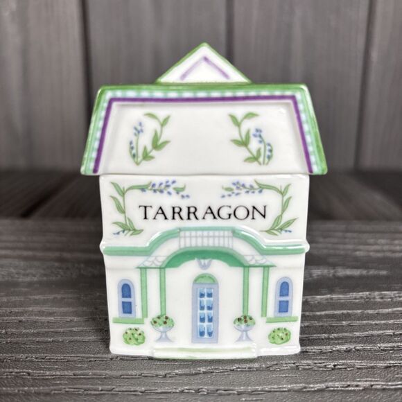 1989 Lenox Spice Village “Tarragon” House – Fine Porcelain – See All Photos - Picture 1 of 10
